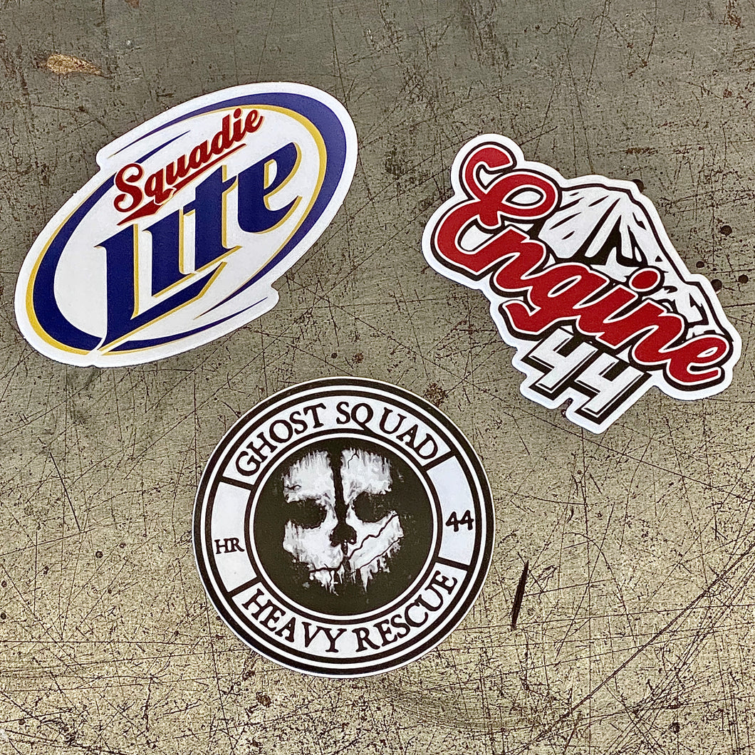 3 Sticker Squad Pack